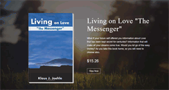 Desktop Screenshot of livingonlove.com